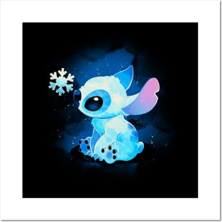 Stitch Winter Christmas Posters and Art